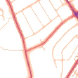Daytime road noise heatmap for BR3 6YL
