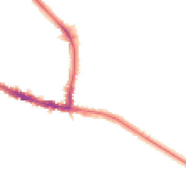 Night-time road noise heatmap for BR4 0QJ