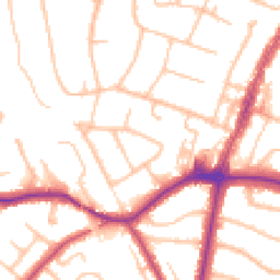 Daytime road noise heatmap for BR6 0AA