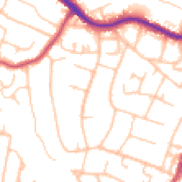 Daytime road noise heatmap for BR6 0AJ