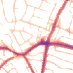 Daytime road noise heatmap for BR6 0AS