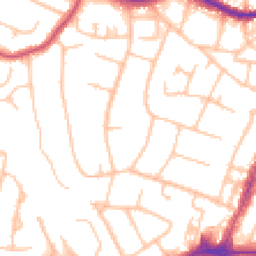 Daytime road noise heatmap for BR6 0AU