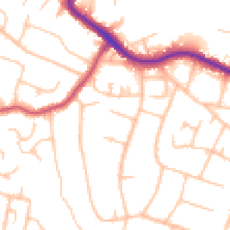 Daytime road noise heatmap for BR6 0AW