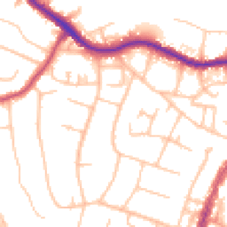 Daytime road noise heatmap for BR6 0AY