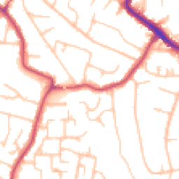 Daytime road noise heatmap for BR6 0BW