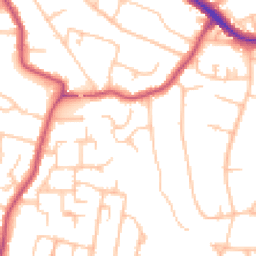 Daytime road noise heatmap for BR6 0BX