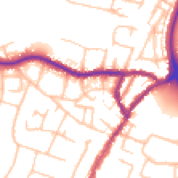 Daytime road noise heatmap for BR6 0DJ