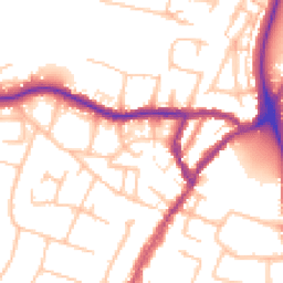 Daytime road noise heatmap for BR6 0DQ