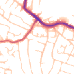 Daytime road noise heatmap for BR6 0TS