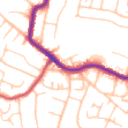 Daytime road noise heatmap for BR6 0WE