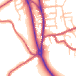 Daytime road noise heatmap for BR6 6BU
