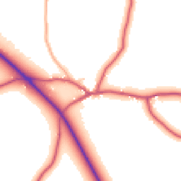 Daytime road noise heatmap for BR6 6EN