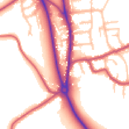 Daytime road noise heatmap for BR6 6FL