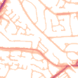 Daytime road noise heatmap for BR6 6JP