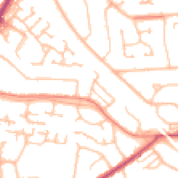 Daytime road noise heatmap for BR6 6JQ