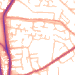 Daytime road noise heatmap for BR6 6LG
