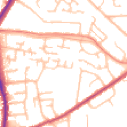 Daytime road noise heatmap for BR6 6LP