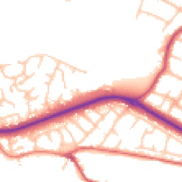 Daytime road noise heatmap for BR6 7DL