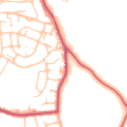 Daytime road noise heatmap for BR6 7FE