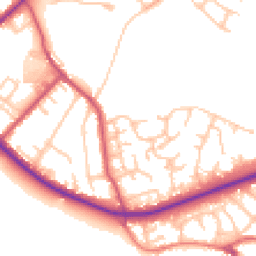 Daytime road noise heatmap for BR6 7FH