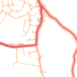 Daytime road noise heatmap for BR6 7RS
