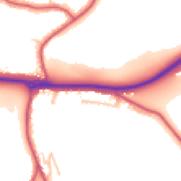 Daytime road noise heatmap for BR6 7SH