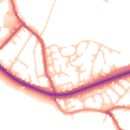 Daytime road noise heatmap for BR6 7TL