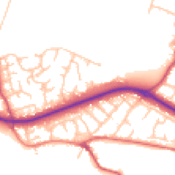 Daytime road noise heatmap for BR6 7UR