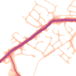 Daytime road noise heatmap for BR6 8EX