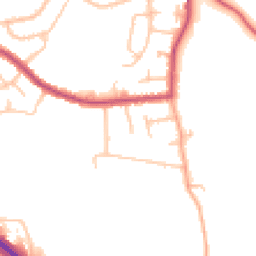 Daytime road noise heatmap for BR6 9BS