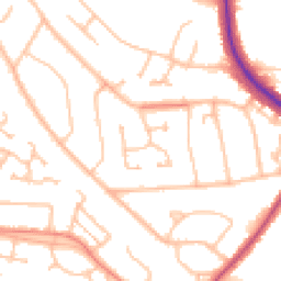 Daytime road noise heatmap for BR6 9WA
