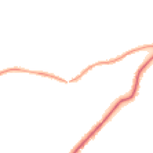 Night-time road noise heatmap for BR7 5NP