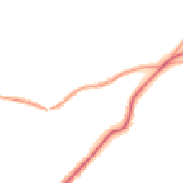 Night-time road noise heatmap for BR7 5QZ