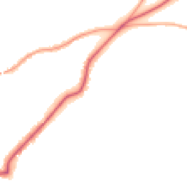 Night-time road noise heatmap for BR7 5SJ