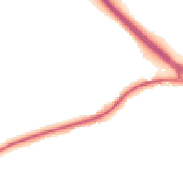 Night-time road noise heatmap for BR7 6HF