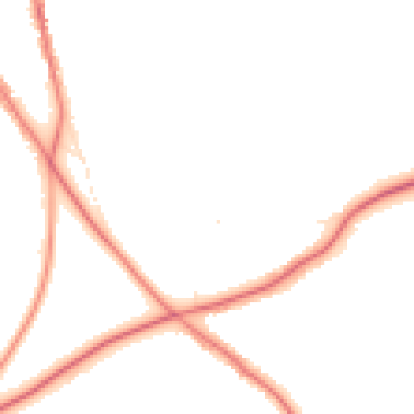 Night-time road noise heatmap for BR7 6LQ