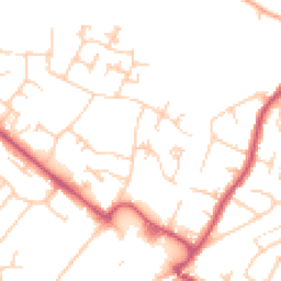 Daytime road noise heatmap for BR8 7AL