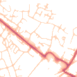 Daytime road noise heatmap for BR8 7BB