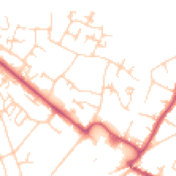 Daytime road noise heatmap for BR8 7BD
