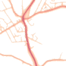 Daytime road noise heatmap for BR8 7LY