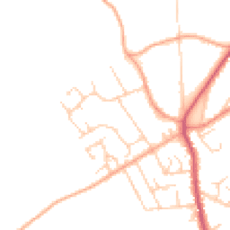 Daytime road noise heatmap for BR8 7QX