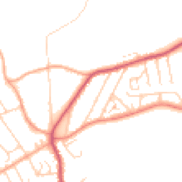 Daytime road noise heatmap for BR8 7RU