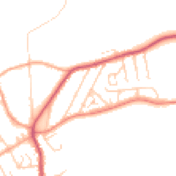 Daytime road noise heatmap for BR8 7SE