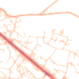 Daytime road noise heatmap for BR8 7SX