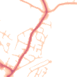 Daytime road noise heatmap for BR8 7XS