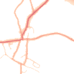 Daytime road noise heatmap for BR8 8JT