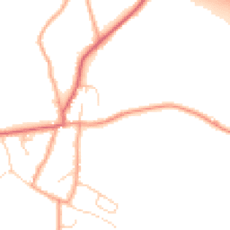 Daytime road noise heatmap for BR8 8JU