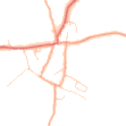 Daytime road noise heatmap for BR8 8JY