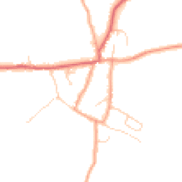 Daytime road noise heatmap for BR8 8LL