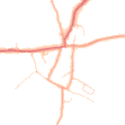 Daytime road noise heatmap for BR8 8LY